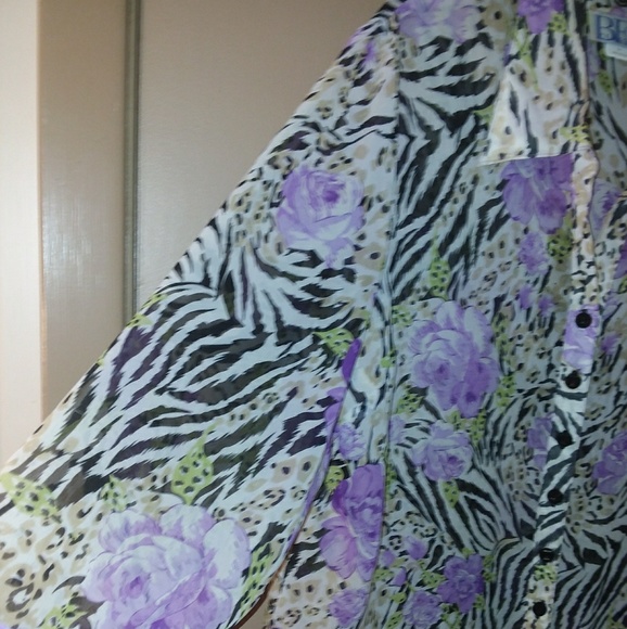 💲5/$25💲BEA Classics Ladies Blouse Size XL - Picture 3 of 8